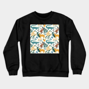 Wild Forest Pattern Crewneck Sweatshirt